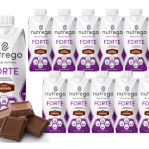 Nutrego Forte 12x330 ml Ciocolată dietă hipercalorică și hiperproteică